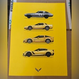 Chevrolet Corvette Z06 7th Generation Print 1963-2019